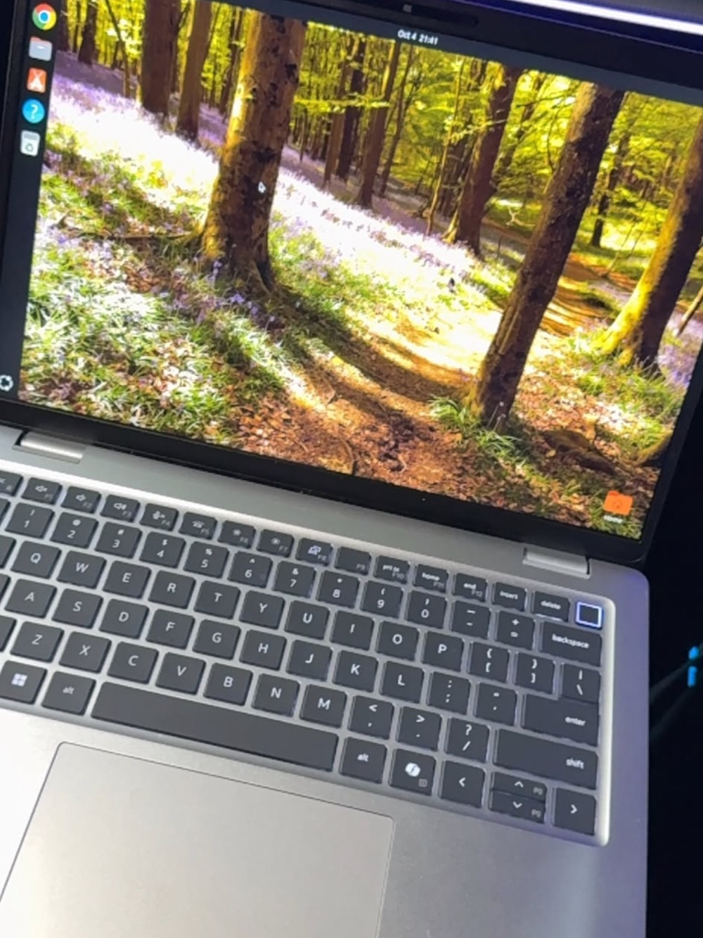 Silver Laptop Computer - Sleek Silver Notebook
